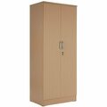 Better Home Harmony Wood Two Door Armoire Wardrobe Cabinet, Beech & Maple NW104-Beech